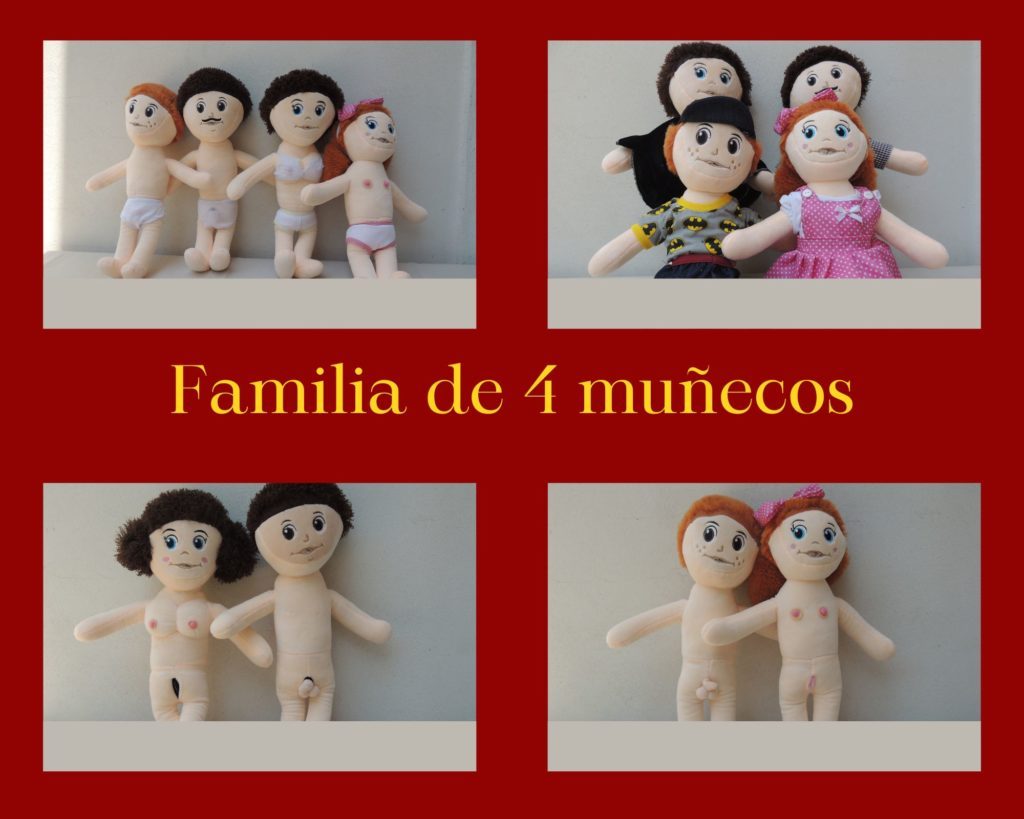 Muñecos anatómicos (Familia de 4) – Asociación Mexicana de Psicoterapia y  Educación