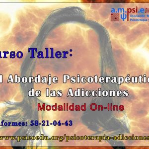 Inscripción a Curso de Psicoterapia de las Adicciones