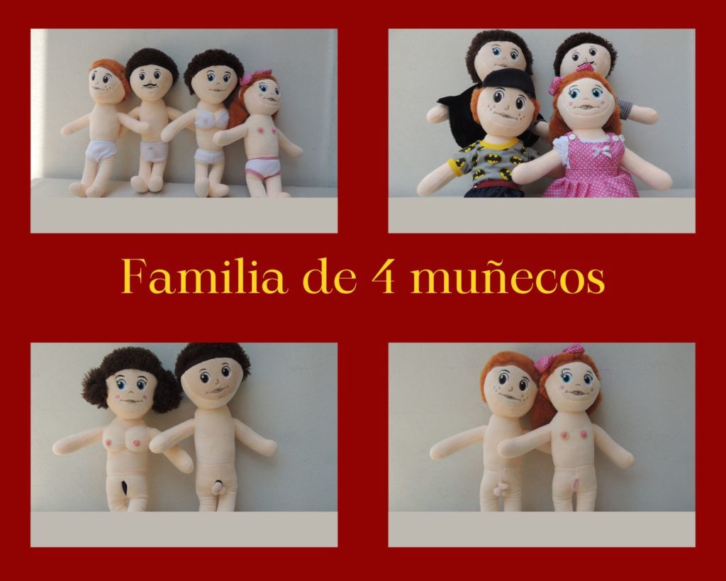 Muñecos anatómicos (Familia de 4) - Imagen 2