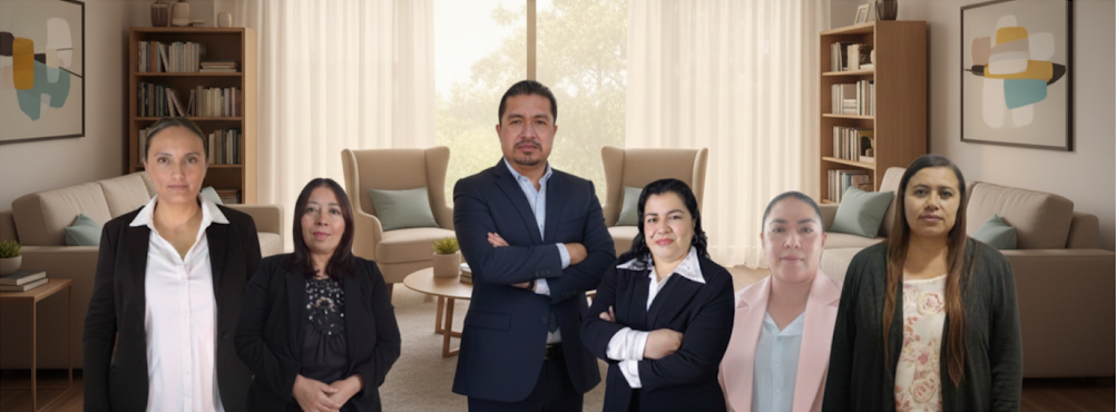 Equipo de AMPSIE en un evento